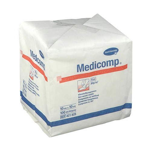 Hartmann Medicomp Μη Αποστειρωμένες Γάζες 10x10cm 100τμχ (421825) Hartmann Medicomp Μη Αποστειρωμένες Γάζες 10x10cm 100τμχ (421825)
