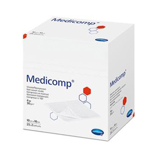 Hartmann Medicomp Μη Αποστειρωμένες Γάζες 10x10cm 100τμχ (421825)