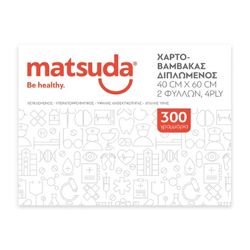 Matsuda Χαρτοβάμβακας Διπλωμένος 4ply 40x60cm 300g