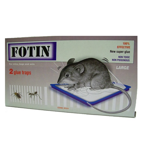 Fotin Παγίδες Κόλλας για Ποντικούς Σετ 2 τεμαχίων (Large)