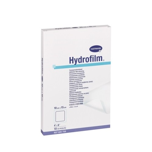 Hartmann Hydrofilm 10x15cm Αυτοκόλλητο Διαφανές Αδιάβροχο Επίθεμα 10τμχ
