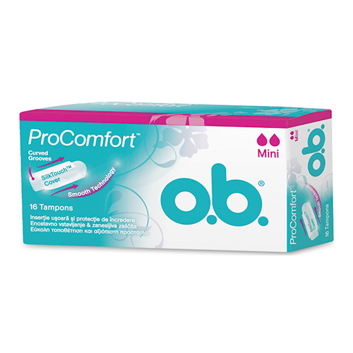 O.B. ProComfort Ταμπόν για Ελαφριά Ροή 16τμχ