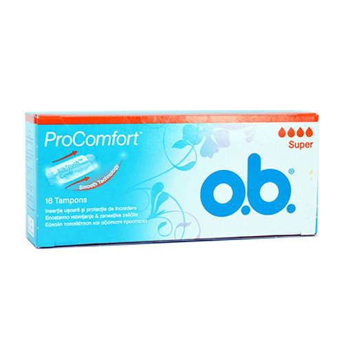 O.B. ProComfort Super Ταμπόν Μέτριας έως Μεγάλη Ροής 16τμχ