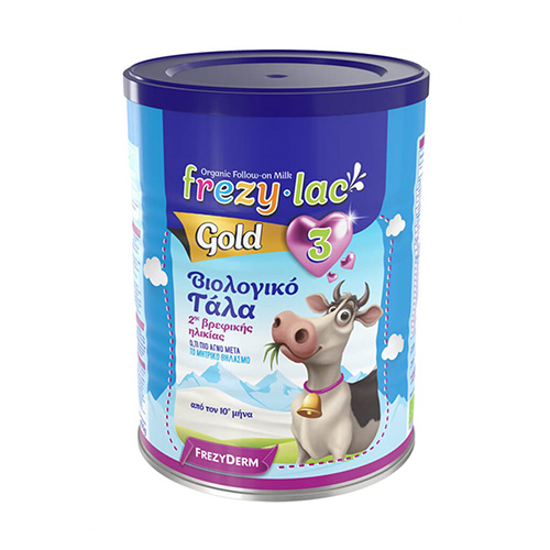 Frezylac Gold 3 Βιολογικό Αγελαδινό Γάλα απο τον 10 μήνα 900g