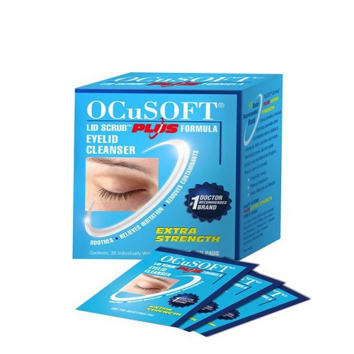 OcuSoft Eyelid Cleanser Pads Καθαριστικά Μαντηλάκια Βλεφάρων, 30 pads 