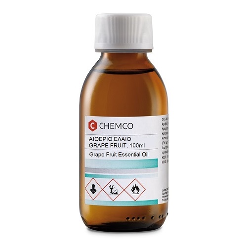 Chemco Grape Fruit Essential Oil Αιθέριο Έλαιο Grape Fruit, 100ml