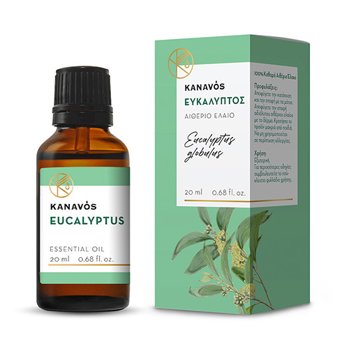 Kanavos Essential Oil Eucalyptus Αιθέριο Έλαιο Ευκαλύπτου 20ml