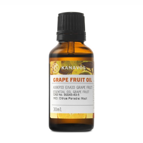 Kanavos Essential Oil Grape Fruit Αιθέριο Έλαιο Grape Fruit 30ml