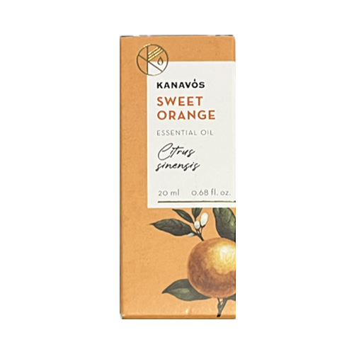 Kanavos Essential Oil Sweet Orange Αιθέριο Έλαιο Πορτοκάλι 20ml