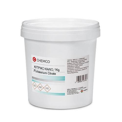 Chemco Potassium Citrate Κιτρικό Κάλιο 1kg Chemco Potassium Citrate Κιτρικό Κάλιο 1kg