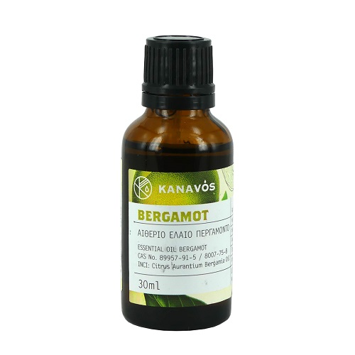 Kanavos Bergamot Essential Oil Αιθέριο Έλαιο Περγαμόντο, 30ml