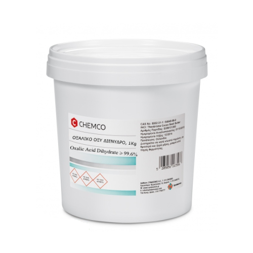 Chemco Oxalic Αcid Dihydrate Οξαλικό Οξύ Διενυδρο 1Kg
