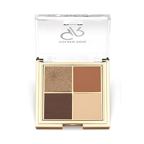 Golden Rose Quattro Eyeshadow Palette 4x2.2g - 04 Coffee Dream