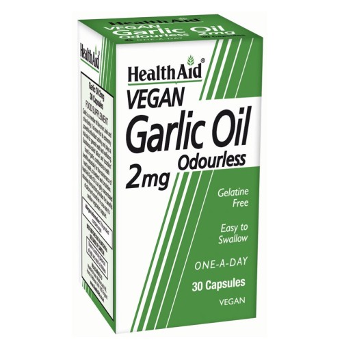 Health Aid Garlic Oil 2mg 30 φυτικές κάψουλες Health Aid Garlic Oil 2mg 30 φυτικές κάψουλες