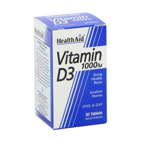 Health Aid Vitamin D3 1000iu 30 ταμπλέτες Health Aid Vitamin D3 1000iu 30 ταμπλέτες