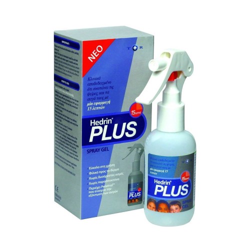 Hedrin Plus Spray Gel Fast Action Anti-lice 100ml