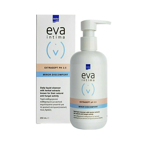 Intermed Eva Intima Extrasept Minor Discomfort pH 3.5 Υγρό Καθαρισμού με Χαμομήλι και Αλόη 250ml