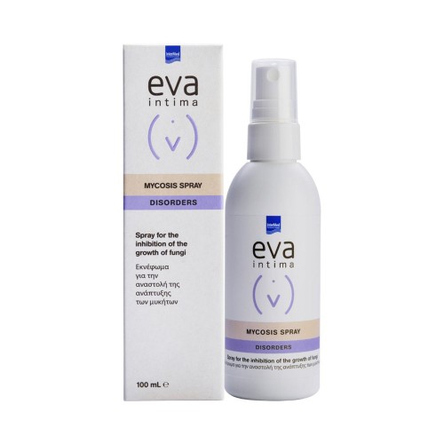 Intermed Eva Mycosis Intimate Spray για την Ευαίσθητη Περιοχή κατά των Μυκητιασικών Λοιμώξεων 100ml Intermed Eva Mycosis Intimate Spray για την Ευαίσθητη Περιοχή κατά των Μυκητιασικών Λοιμώξεων 100ml
