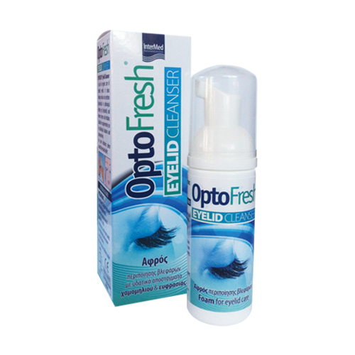 Intermed Optofresh Eyelid Cleanser Αφρός Περιποίησης Βλεφάρων 50ml