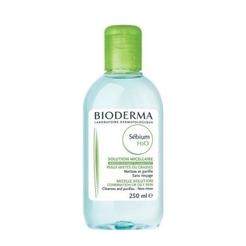 Bioderma Sebium H2O Διάλυμα Καθαρισμού & Ντεμακιγιάζ για Μικτές ή Λιπαρές Επιδερμίδες, 250ml