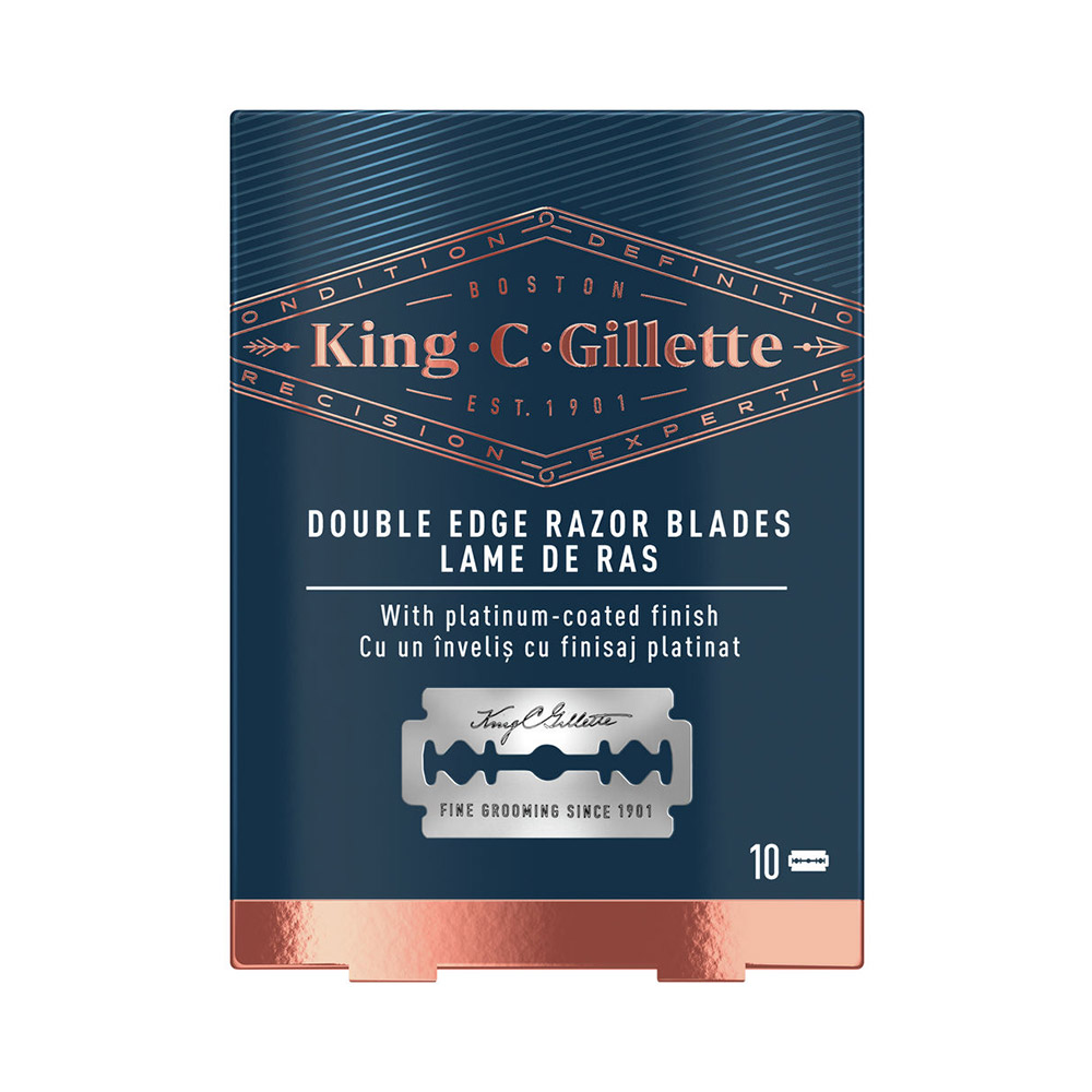 Gillette Double Edge Safety Razor Blade Aνταλλακτικές Λεπίδες 10τμχ ...