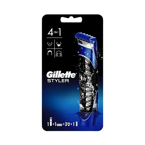 Gillette Styler 4-in-1 Ξυριστική Μηχανή Προσώπου με Απλές Μπαταρίες