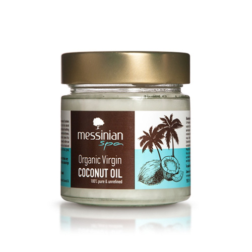 Messinian Spa Organic Virgin Coconut Oil Βιολογικό Έλαιο Καρύδας 190ml