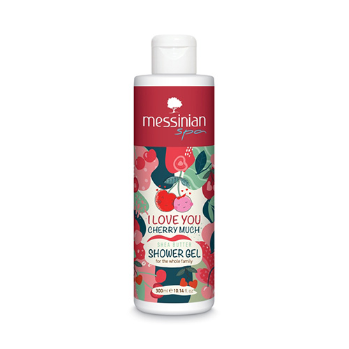 Messinian Spa Shower Gel I Love You Cherry Much Αφρόλουτρο με Άρωμα Κεράσι 300ml
