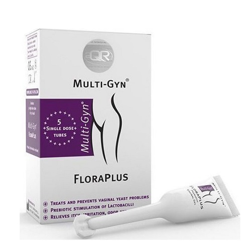 Multi-Gyn FloraPlus Αντιμετωπίζει και Προλαμβάνει τις Κολπικές Μυκητιάσεις, 5τμχ x 5ml