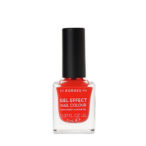 Korres Gel Effect Nail Colour No.45 Coral Βερνίκι Νυχιών, 11ml