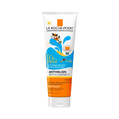 La Roche Posay Anthelios Dermo Pediatrics Wet Skin Gel Lotion SPF50+ Παιδικό Αντηλιακό Τζελ για Πρόσωπο/Σώμα 250ml