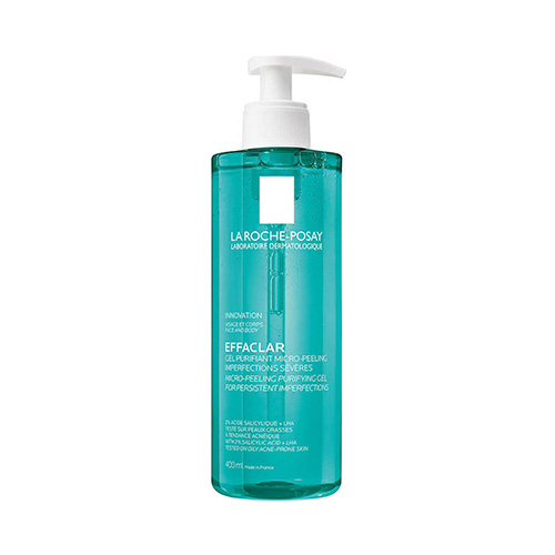 La Roche Posay Effaclar Micro-Peeling Purifying Gel Wash Αφρώδες Τζελ Καθαρισμού Πρoσώπου 400ml