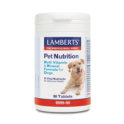 Lamberts Pet Nutrition Multi Vitamin & Mineral for Dogs Πολυβιταμίνη για Σκύλους 90tabs