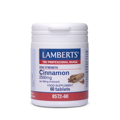 Lamberts Cinnamon 2500mg Εκχύλισμα Κανέλλας 60tabs