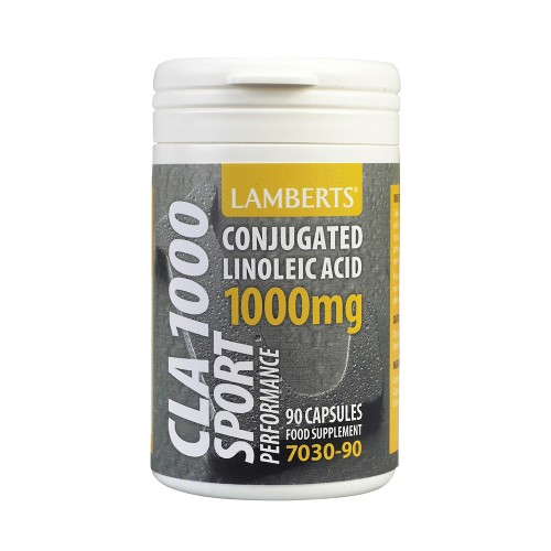Lamberts CLA 1000mg - Εμπλέκεται στον Μεταβολισμό του Λίπους 90 κάψουλες