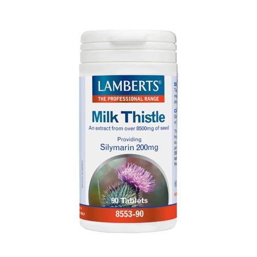 Lamberts Milk Thistle 8500mg Τιτλοδοτημένο Εκχύλισμα Γαϊδουράγκαθου 90tabs