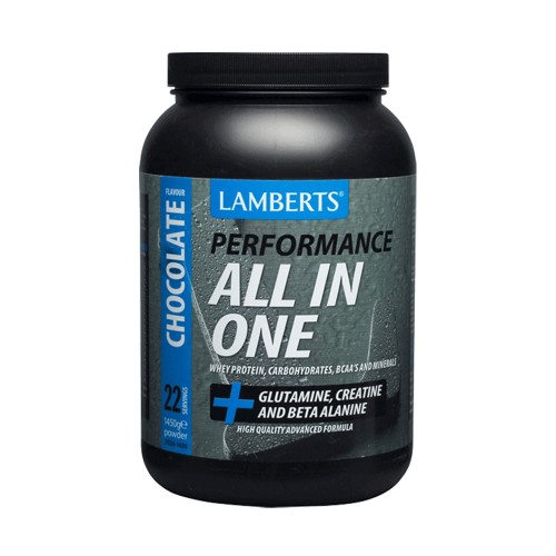 Lamberts Performance All In One Whey Protein (+Glutamine, Creatine & Beta Alanine) 1450g Σοκολάτα