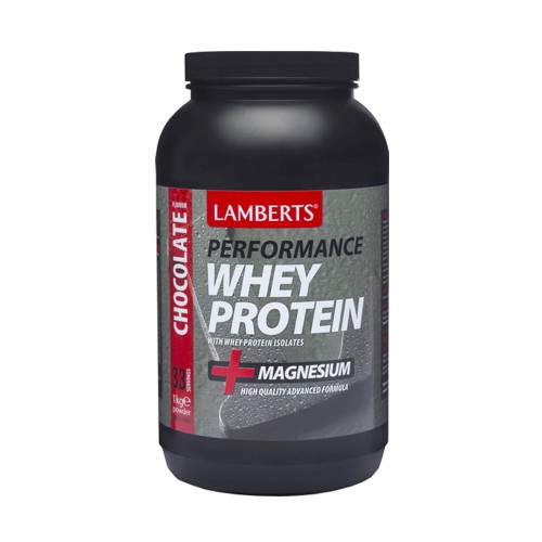 Lamberts Performance Whey Protein & Magnesium 1000g Σοκολάτα