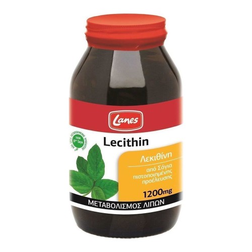 Lanes Lecithin 1200mg Φυσικός Λιποδιαλύτης 200caps