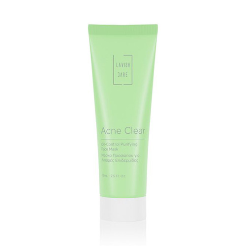 Lavish Care Acne Clear Oil-Control Purifying Face Mask Μάσκα Προσώπου για Λιπαρές Επιδερμίδες 75ml