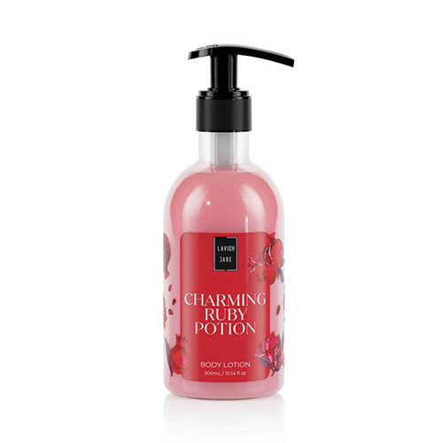 Lavish Care Body Lotion Charming Ruby Potion Ενυδατική Κρέμα Σώματος με Άρωμα Ρόδι 300ml