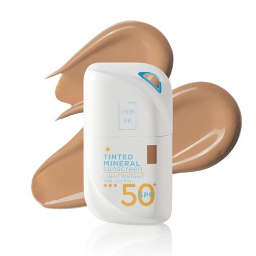 Lavish Care Tinted Mineral Sunscreen Αντηλιακή Κρέμα Προσώπου SPF50 με Χρώμα No3 Dark Shade 50ml