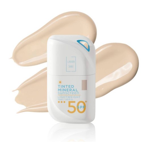 Lavish Care Tinted Mineral Sunscreen Αντηλιακή Κρέμα Προσώπου SPF50 με Χρώμα No1 Light Shade 50ml