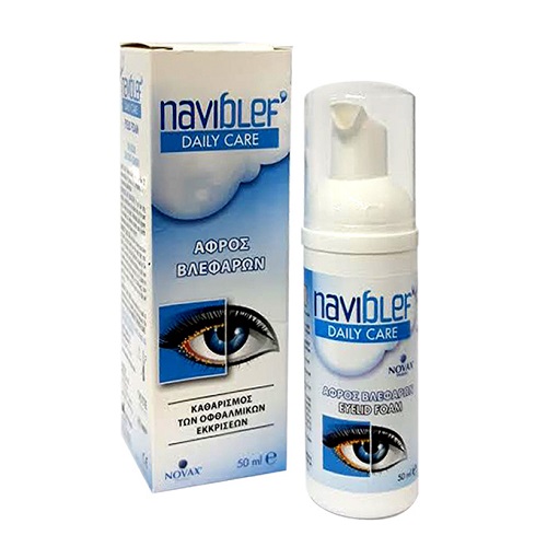 Kite Hellas Naviblef Daily Care Αφρός Καθαρισμού Βλεφάρων 50ml