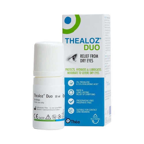 Thealoz Duo Eye Drops Οφθαλμικές Σταγόνες με Υαλουρονικό Οξύ 10ml