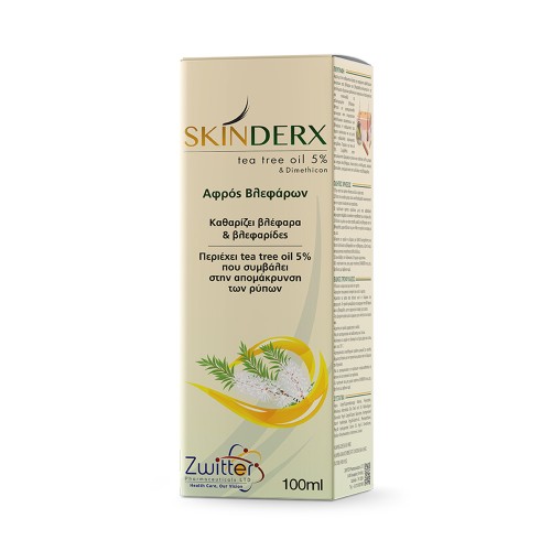 Zwitter Skinderx Eye Foam Αφρός Καθαρισμού Βλεφάρων 100ml