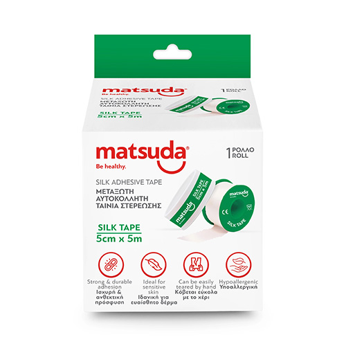 Matsuda Silktape Αυτοκόλλητη Ταινία Μεταξωτή 5cm x 5m