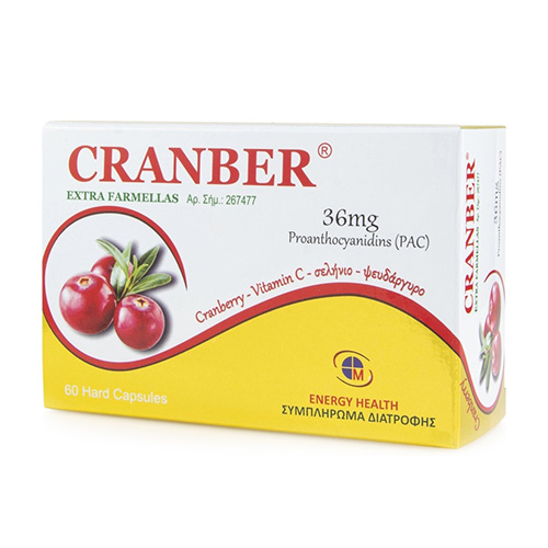 Medichrom Cranber Extra 36mg Εκχύλισμα Cranberry για το Ουροποιητικό 60 κάψουλες