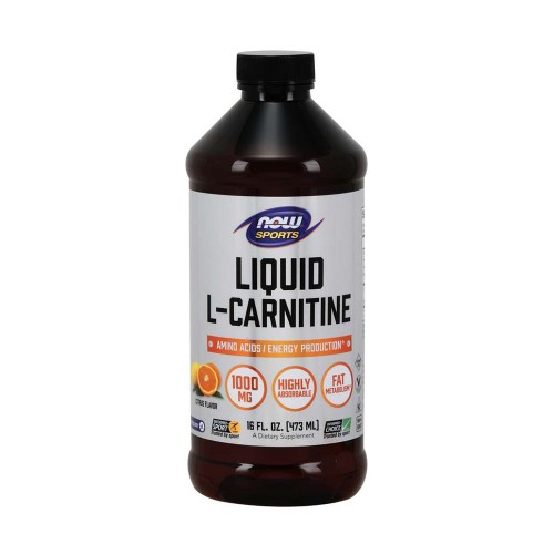 Now Foods L-Carnitine Liquid Citrus Flavor 1000mg 473ml