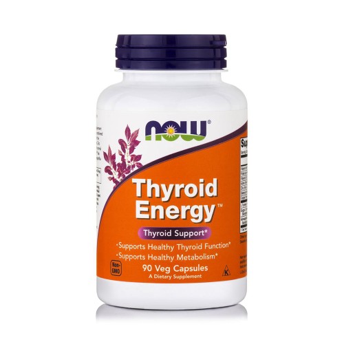 Now Foods Thyroid Energy Συμπλήρωμα Διατροφής για τον Θυρεοειδή Αδένα 90veg caps